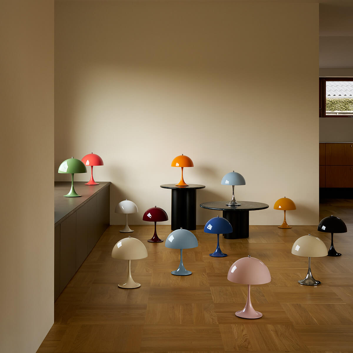 Louis Poulsen Panthella 250 Portable V3 LED Akkuleuchte, verschiedene Ausführungen – Design by Verner Panton