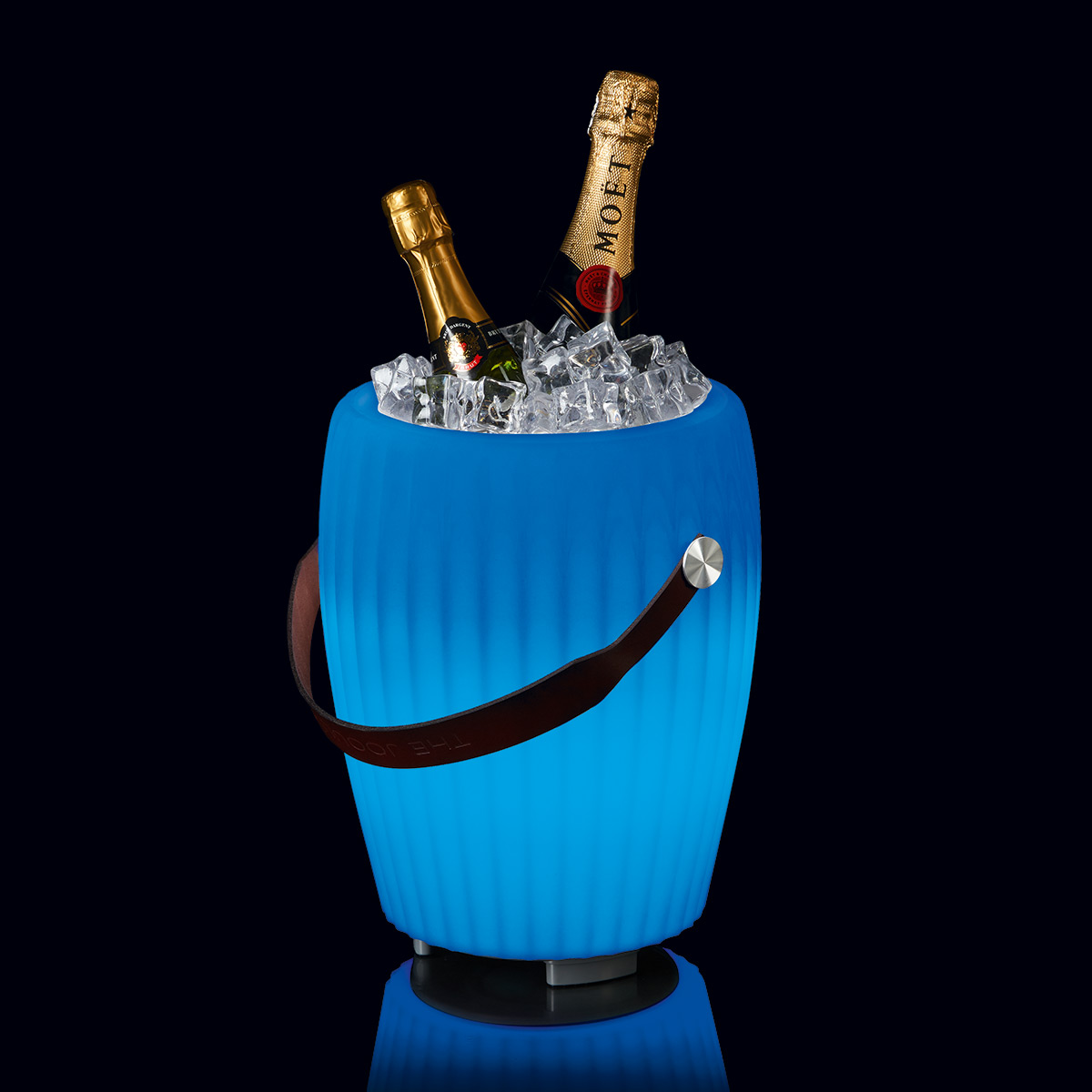 Joouls The Joouly Bowl M LED Akkuleuchte, Bluetooth Lautsprecher & Weinkühler, weiß, Farblichtfunktion