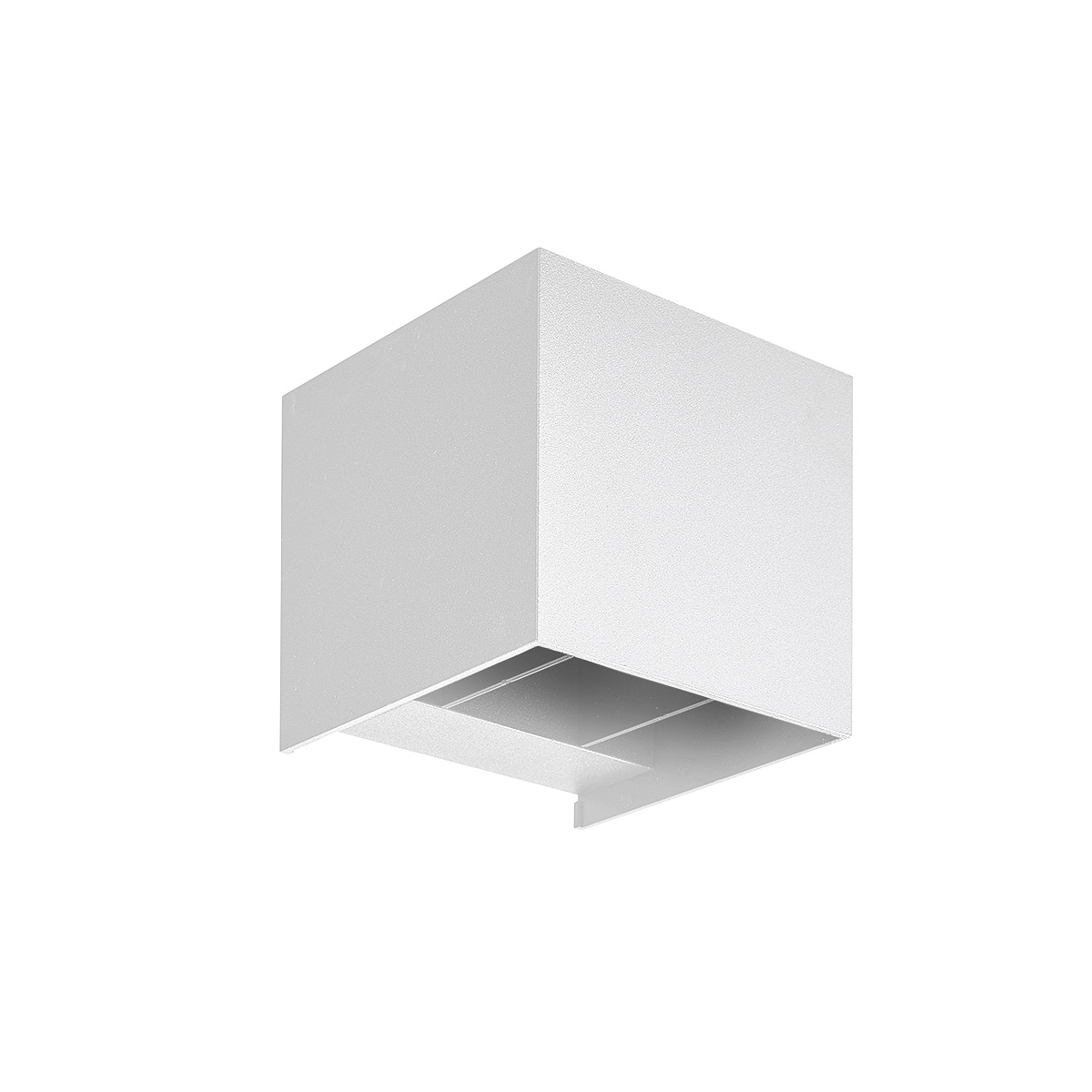 Mobilux Cube LED Wandleuchte IP65, weiß