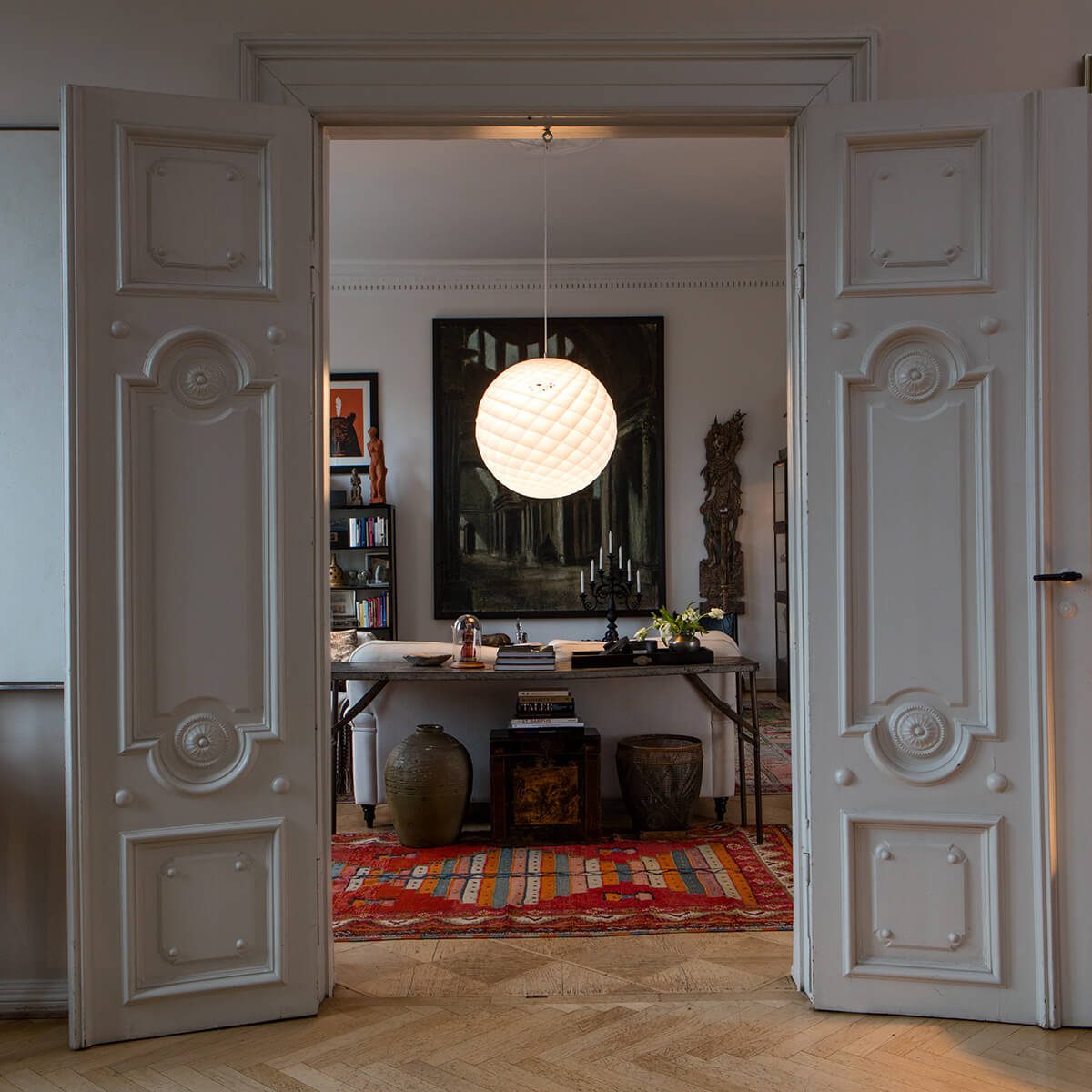 Louis Poulsen Patera LED Pendelleuchte, weiß matt