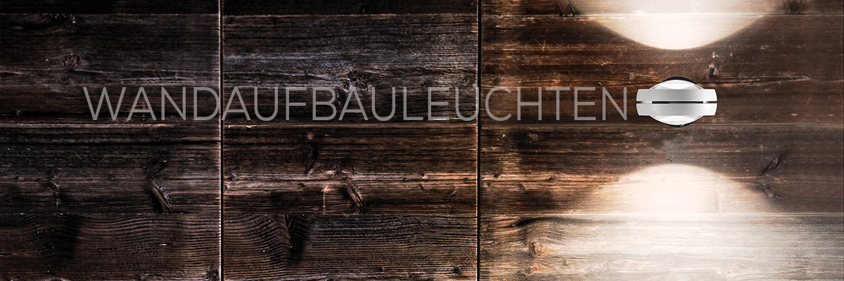 Kategoriebanner gewerbliche Wandaufbauleuchten Kategoriebanner gewerbliche Wandaufbauleuchten