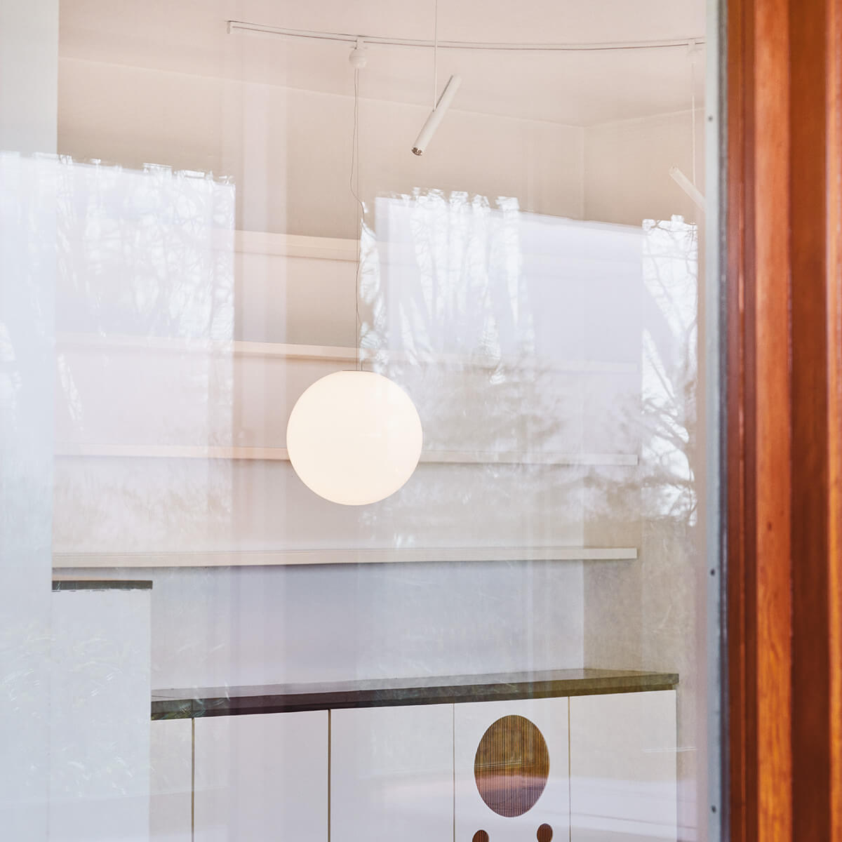 Flos My Sphere Pendelleuchte, weiß matt