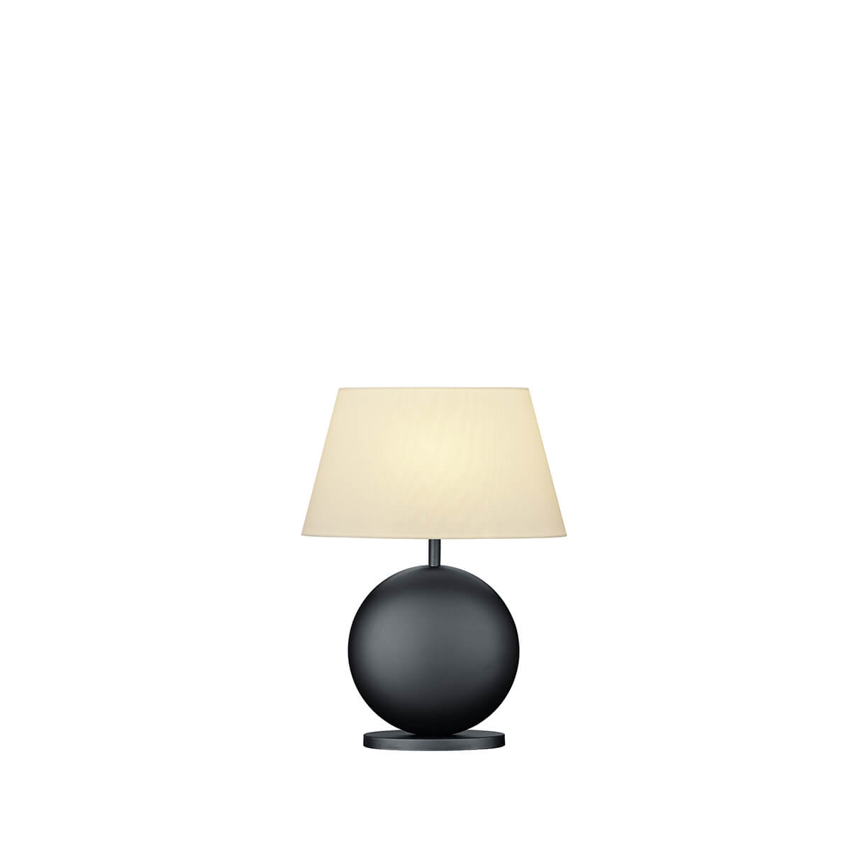 Bankamp Nero Tischleuchte, Höhe: 41 cm, Schirm: Chintz weiß