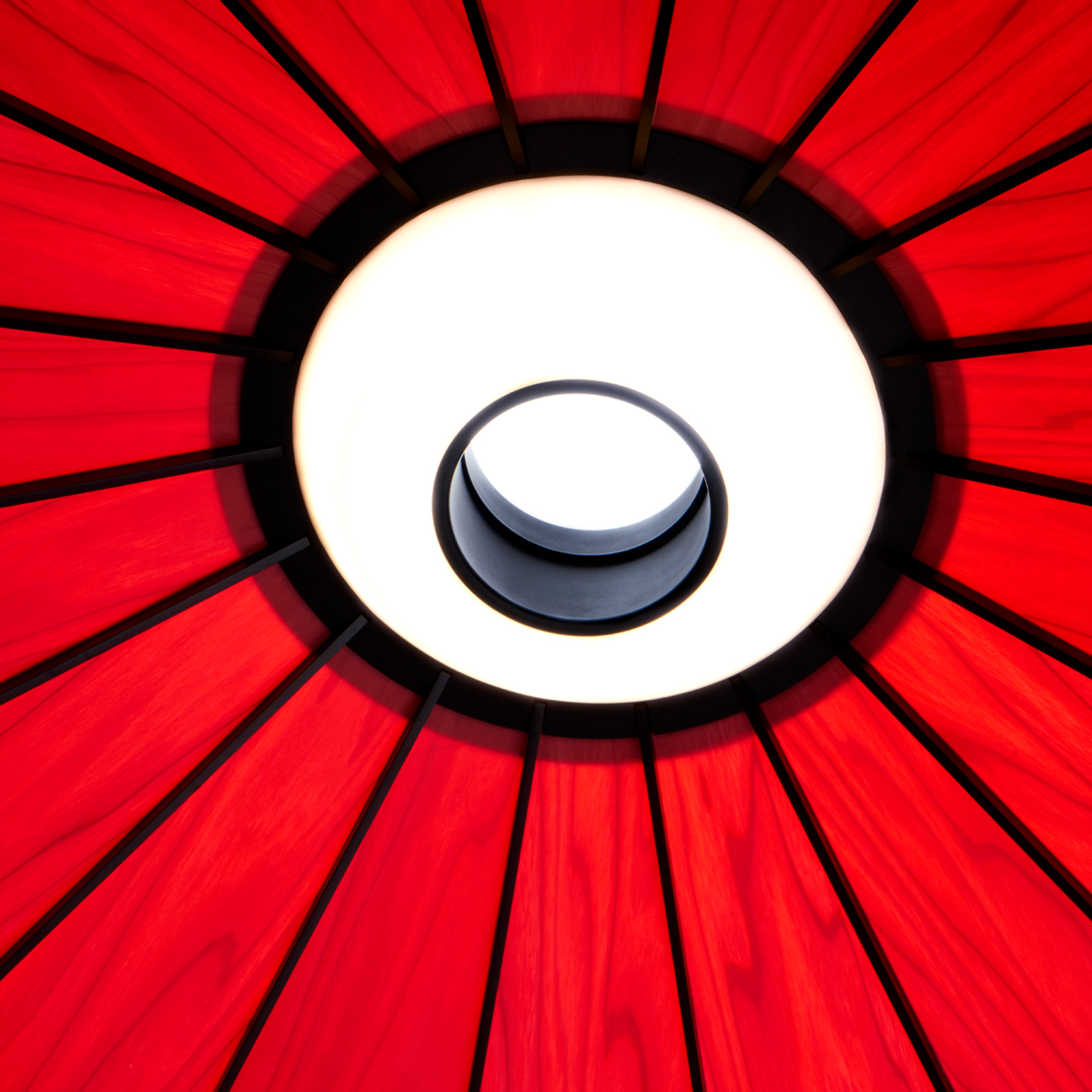 LZF Lamps Banga Medium LED Pendelleuchte, rot