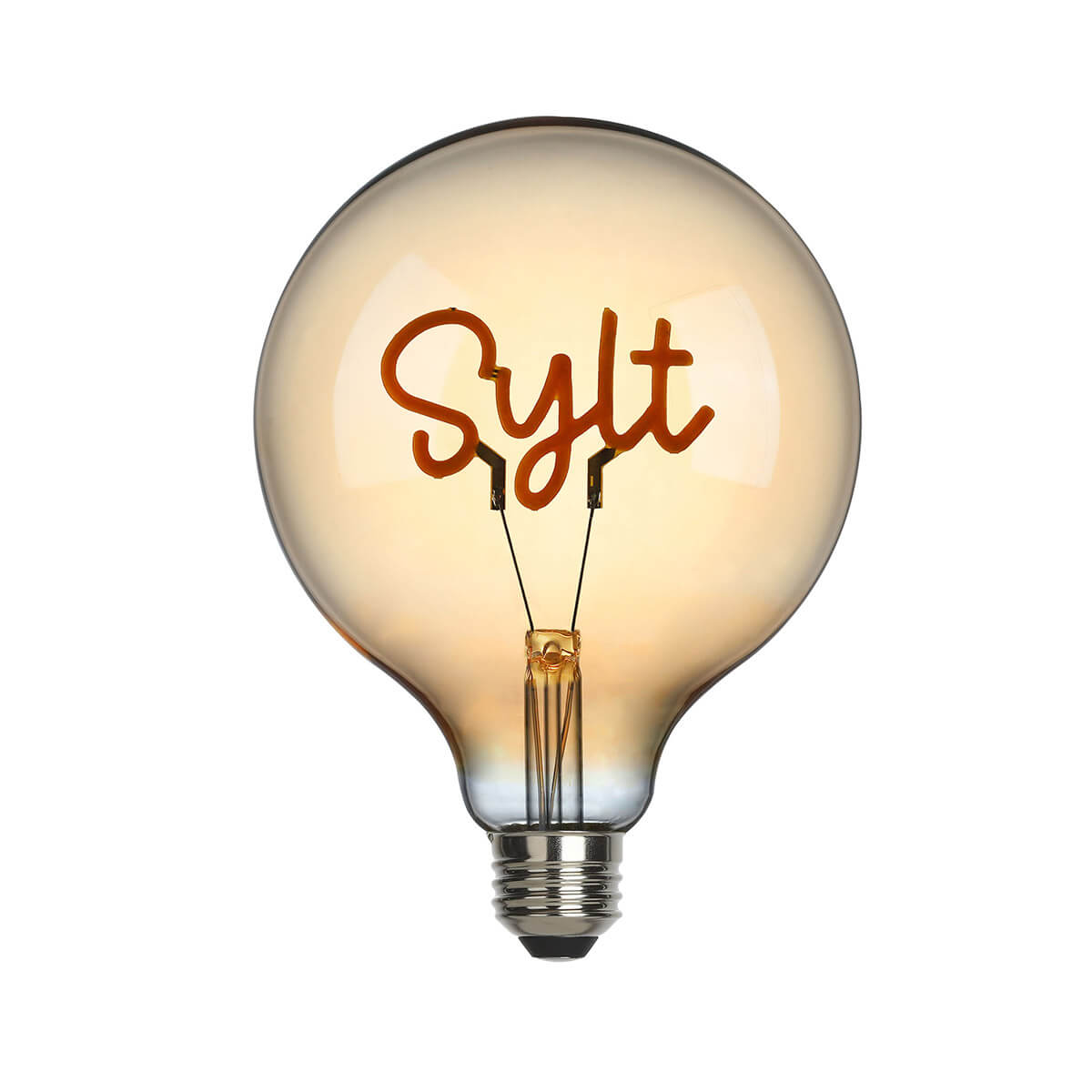 Sylt LED Filament Globelampe E27 Amber, 1,5 W 2000 K