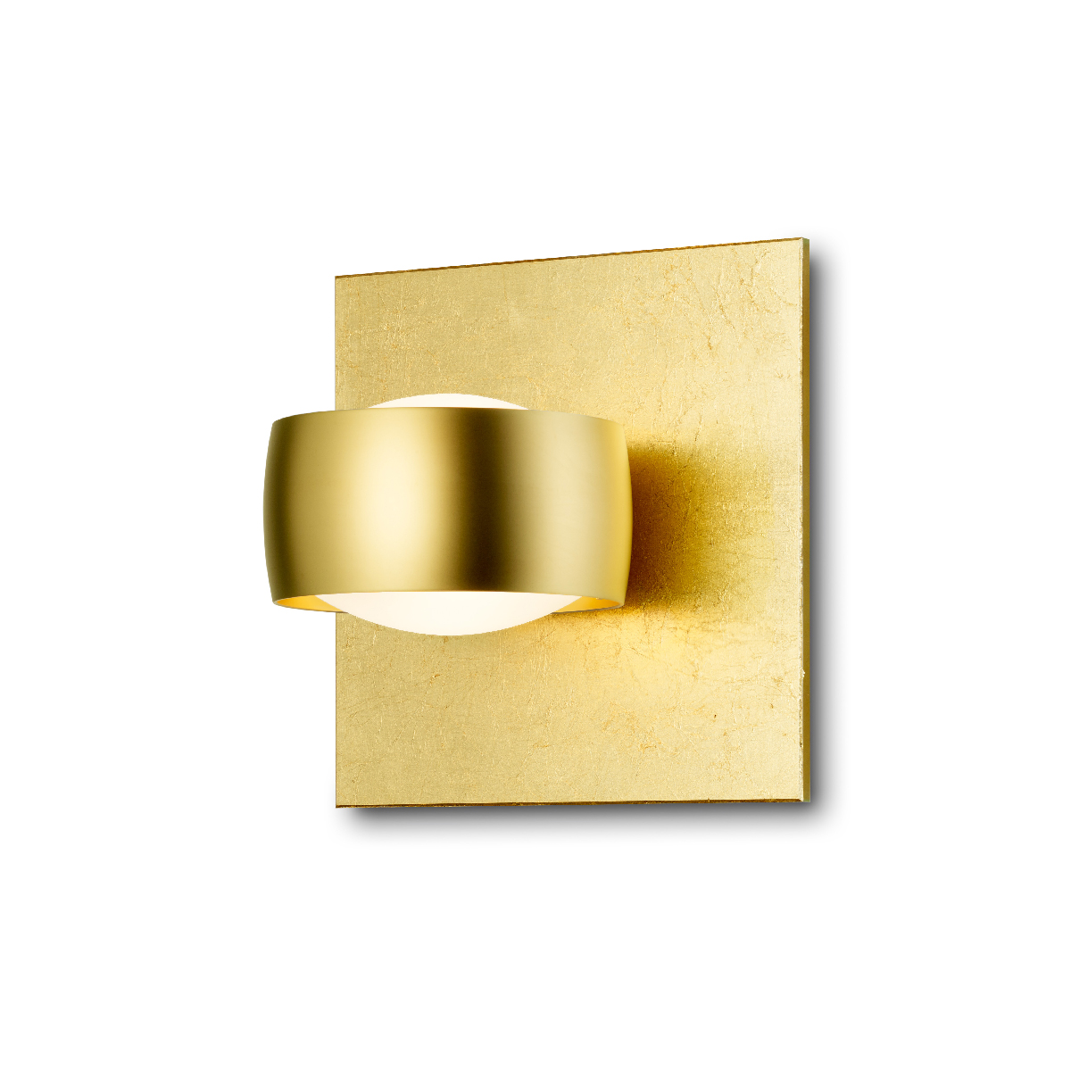 Oligo Grace Unlimited LED Wandleuchte, Blattgold, Tunable White, Kopf: Gold matt