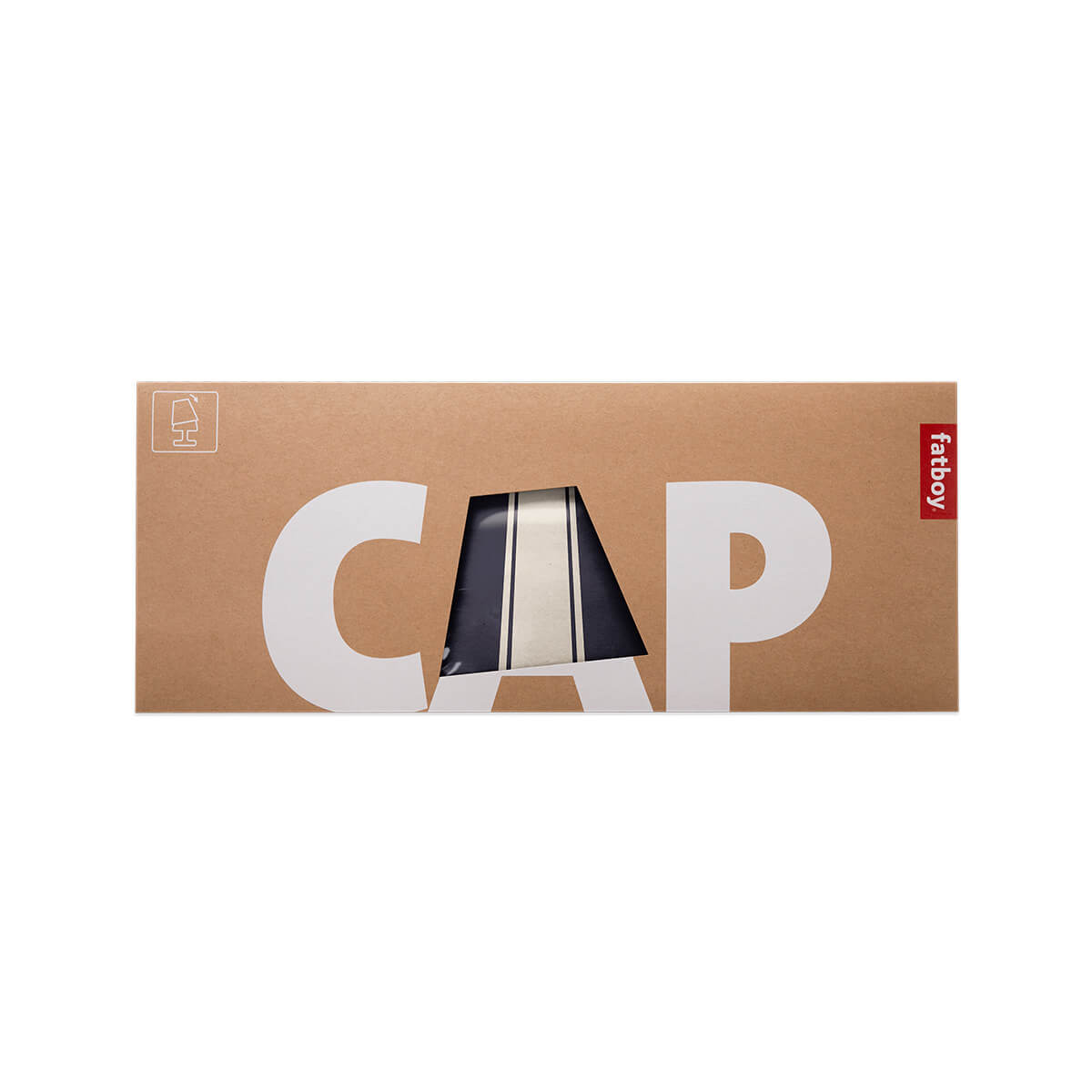 Fatboy Cooper Cappie Stripe Navy für Edison the Petit, navy gestreift, Verpackung
