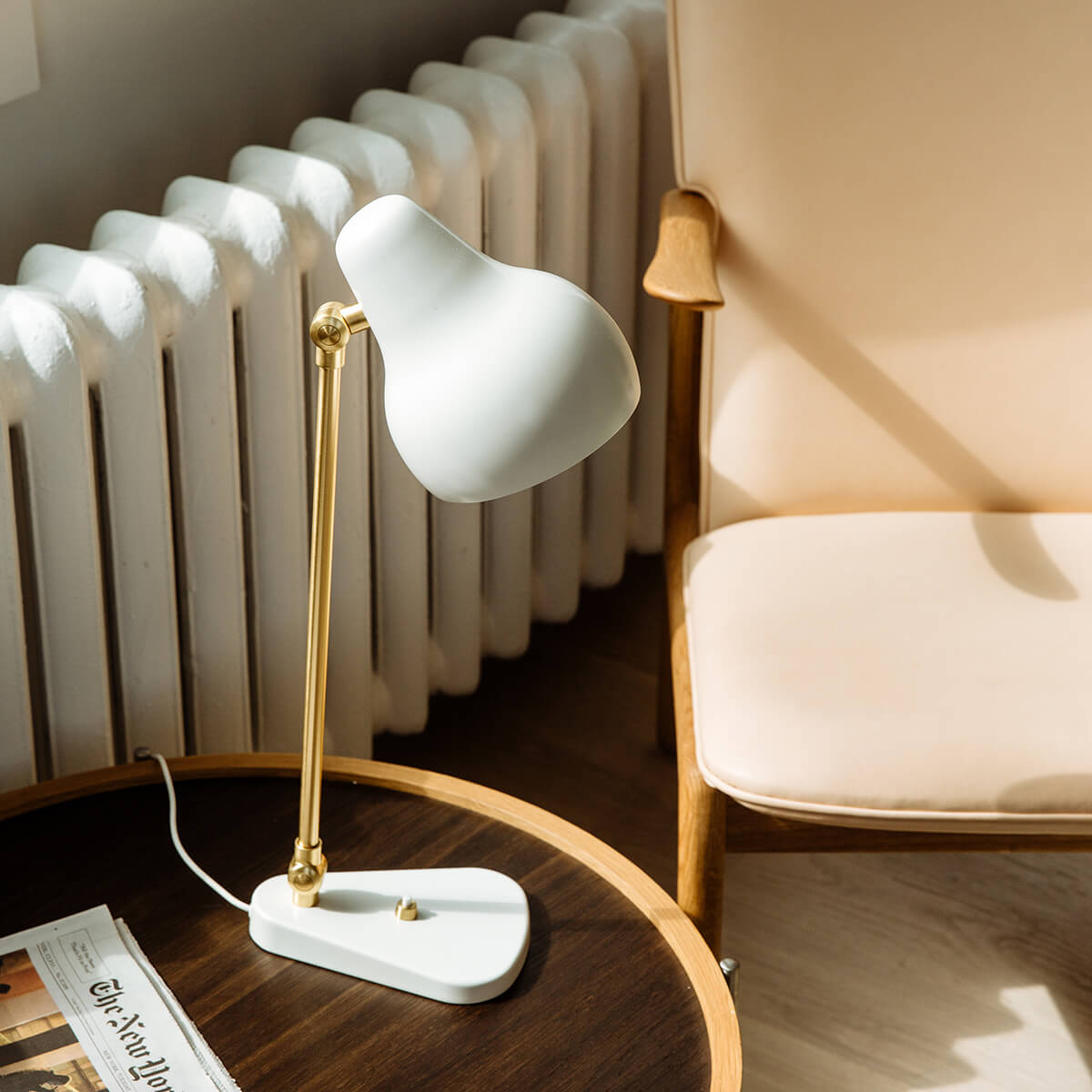 Louis Poulsen VL38 LED Tischleuchte, weiß