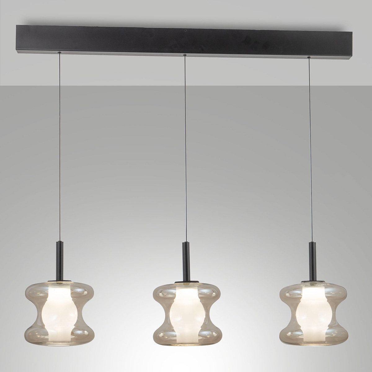 Frua LED Pendelleuchte, 3-flg.
