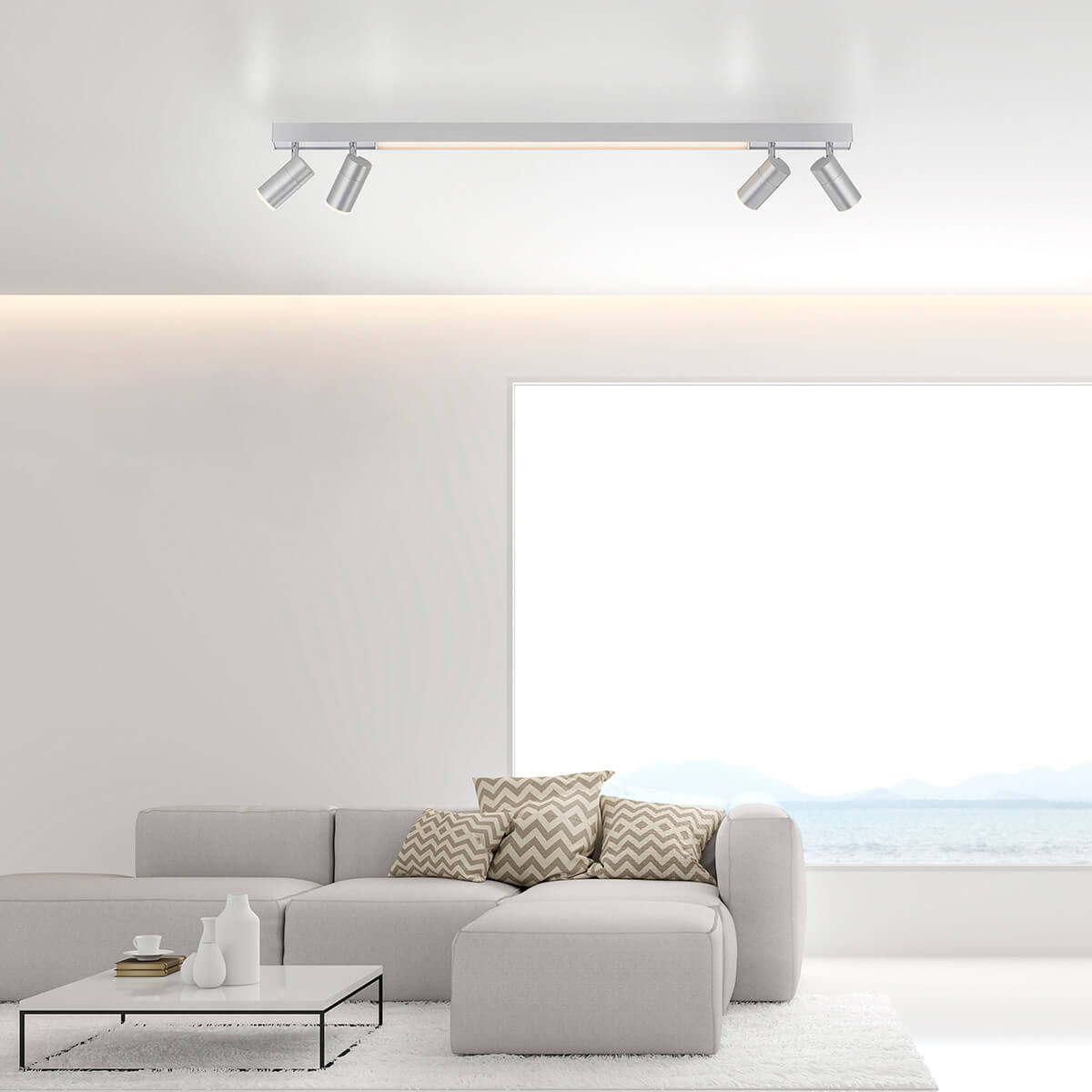 Neuhaus PURE Lines Spot LED Deckenstrahler, Aluminium