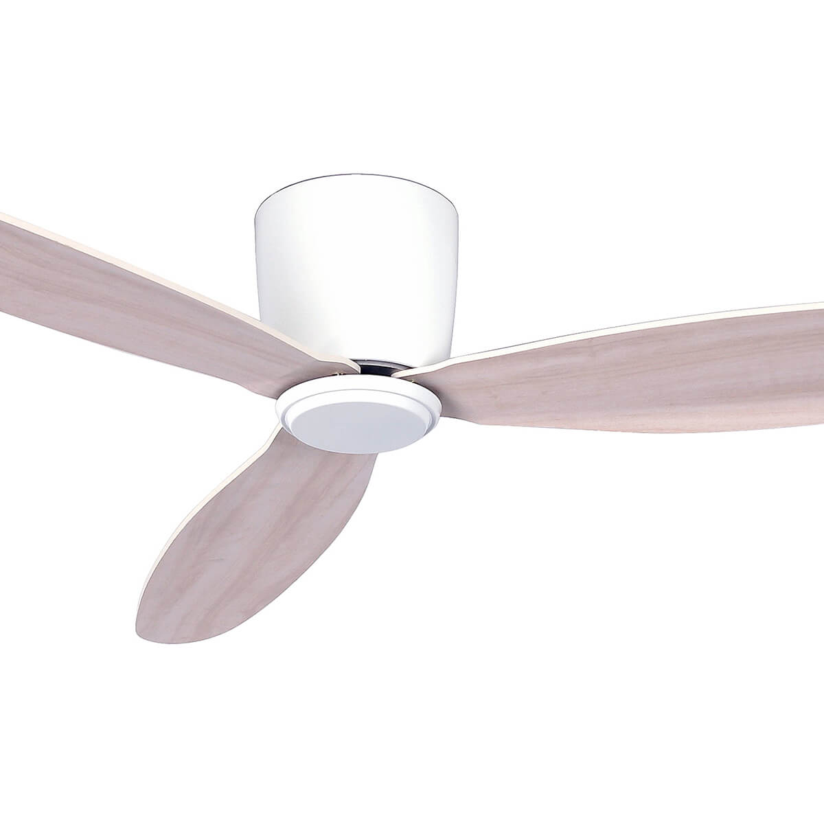 Beacon Lighting Airfusion Radar Deckenventilator, Ø: 132 cm, weiß, Flügel: Eiche hell