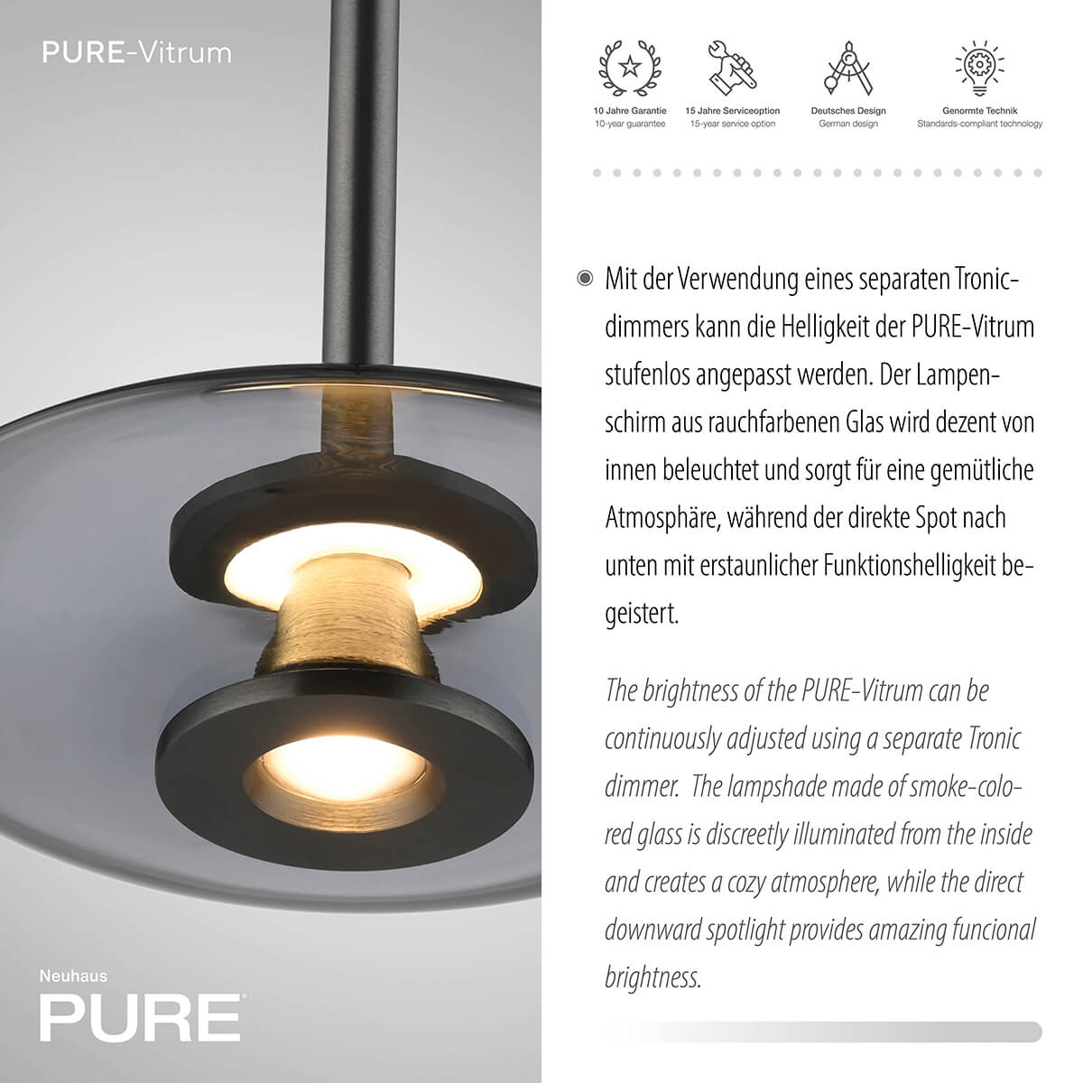 Neuhaus PURE Vitrum LED Pendelleuchte