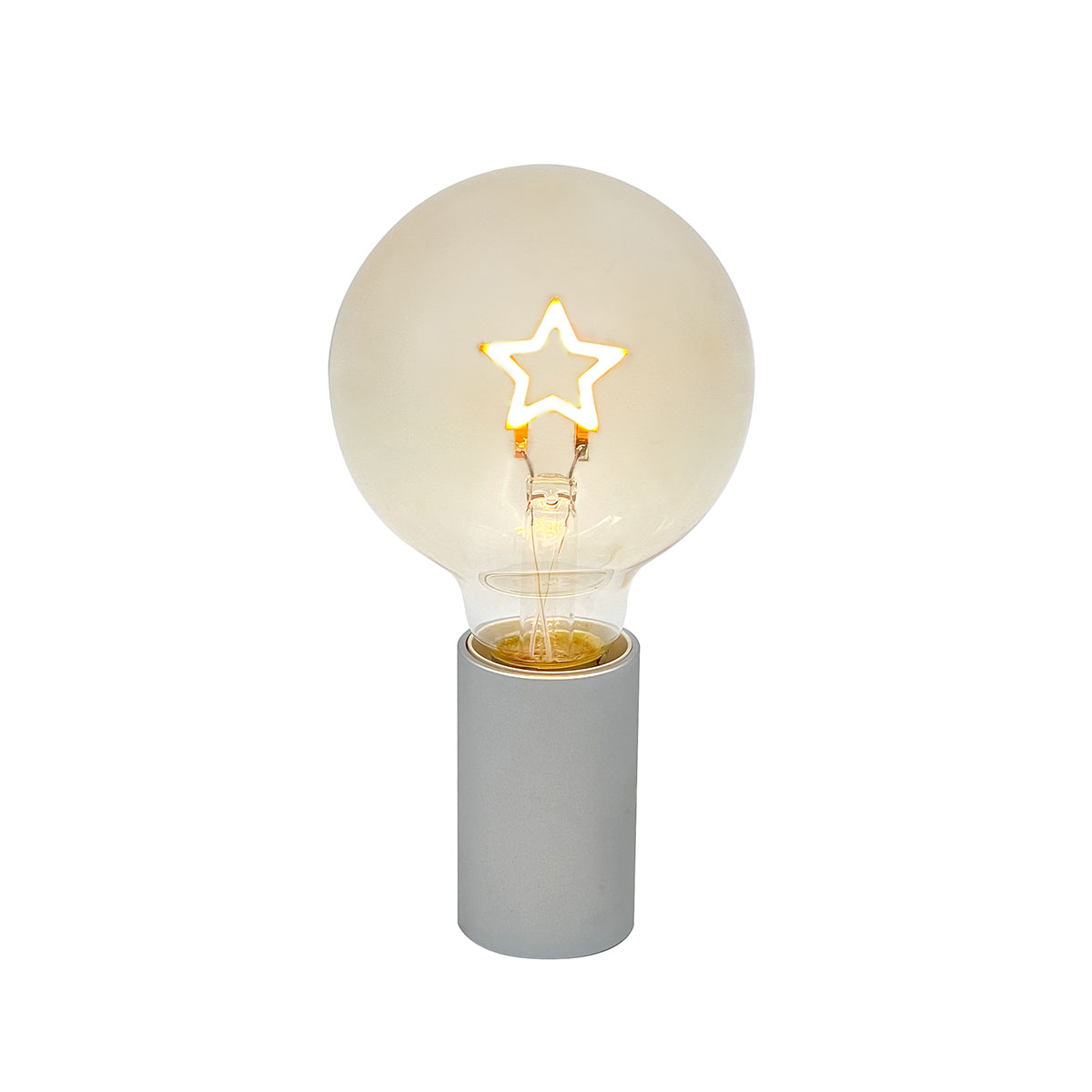 Sompex Stern LED Filament Globelampe E27 Amber, 1,5 W, 2000 K, Ø: 9,5 cm (Sockel nicht im Lieferumfang enthalten)