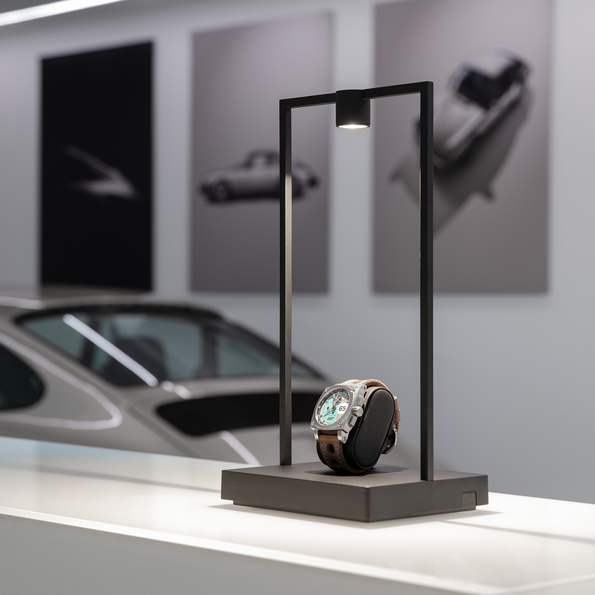 Artemide Curiosity LED Akkuleuchte, Höhe: 36 cm, braun / schwarz