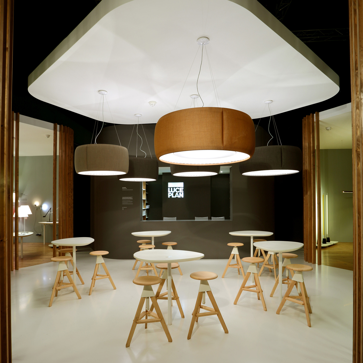 Luceplan Silenzio LED Sospensione, verschiedene Ausführungen (mit Diffusorscheibe, nicht inbegriffen und als Zubehör erhältlich)