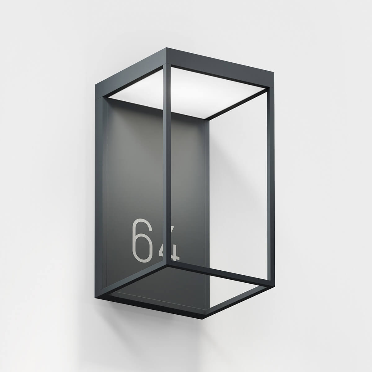 Gic number LED Außenwandleuchte, anthracite