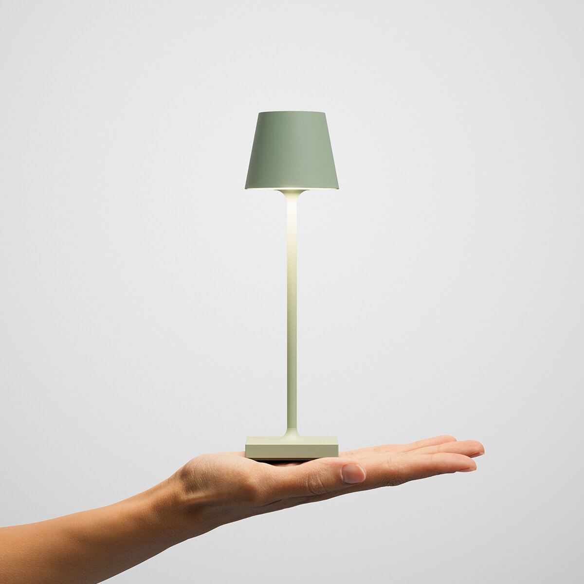 Sigor Nuindie pocket LED Akkuleuchte, Flex-Mood, salbeigrün