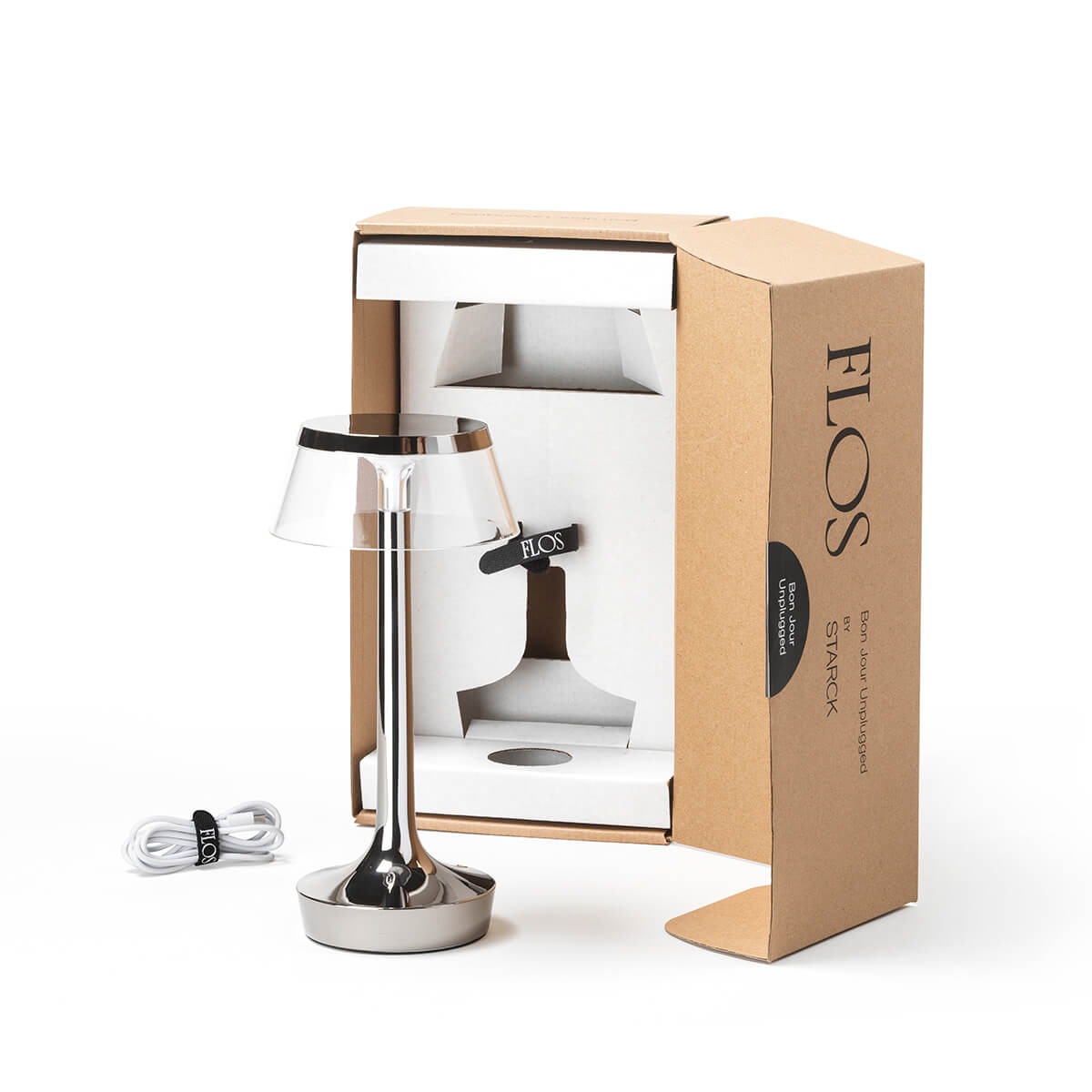 Flos Bon Jour Unplugged LED Akkuleuchte, Verpackung
