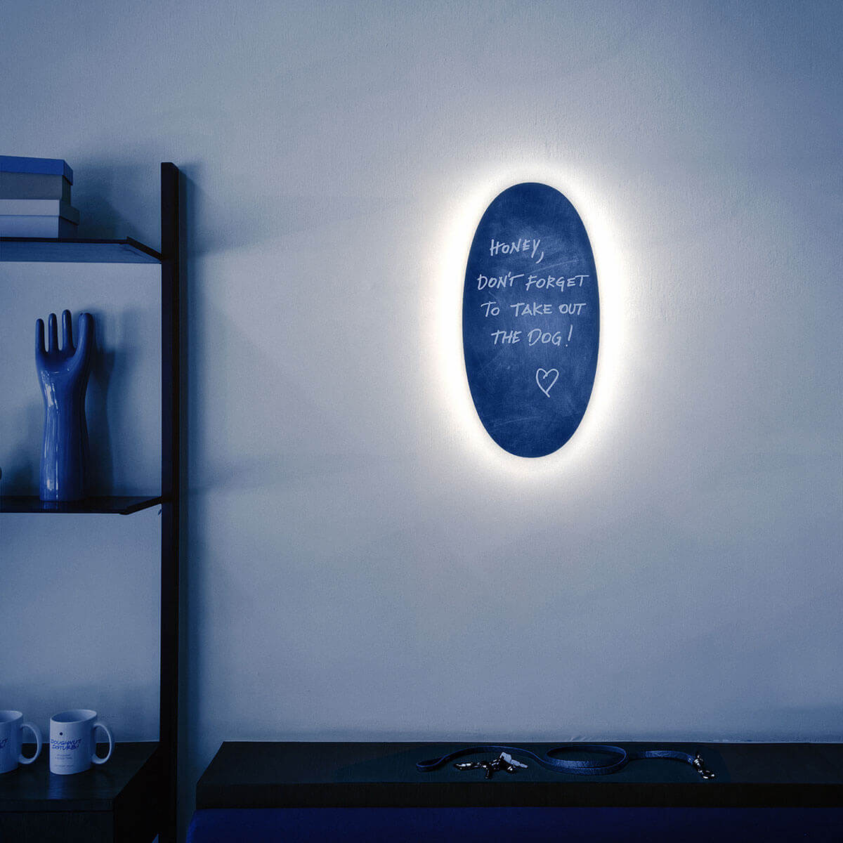 Rotaliana Totem & Tabù W1 LED Wandleuchte, Schiefer (auf Anfrage erhältlich)