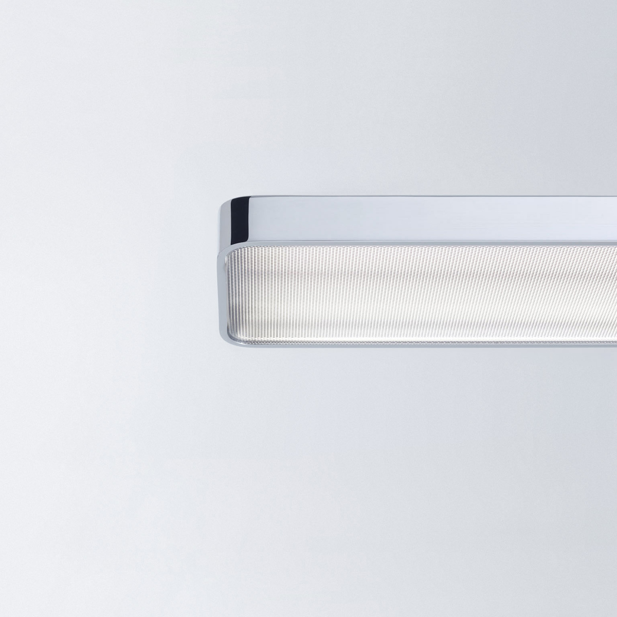 Serien.lighting Slice² Floor LED Stehleuchte, Chrom, Sockel: Silber, Leuchtenkopf
