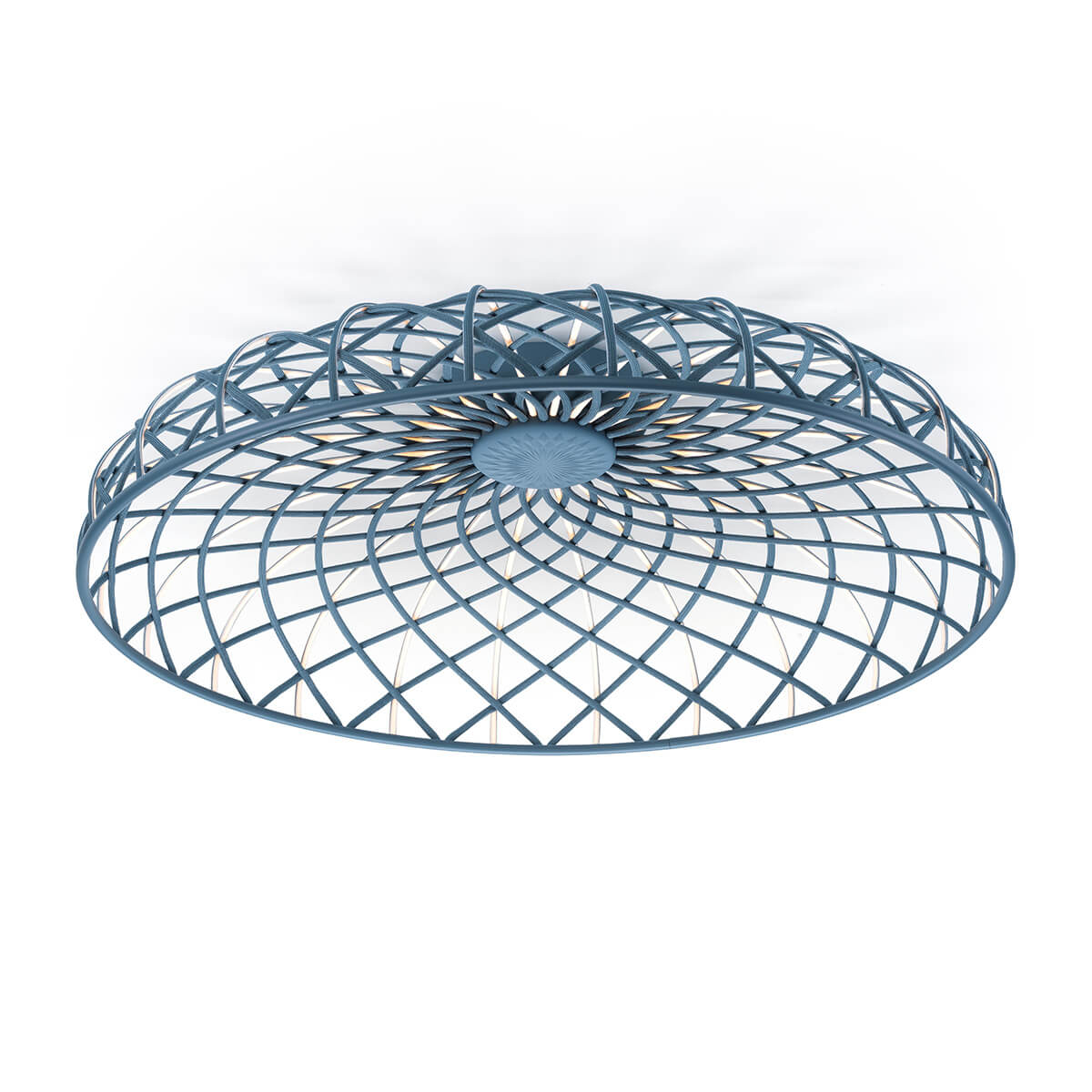Flos Skynest C LED Deckenleuchte, Turmalin-blau