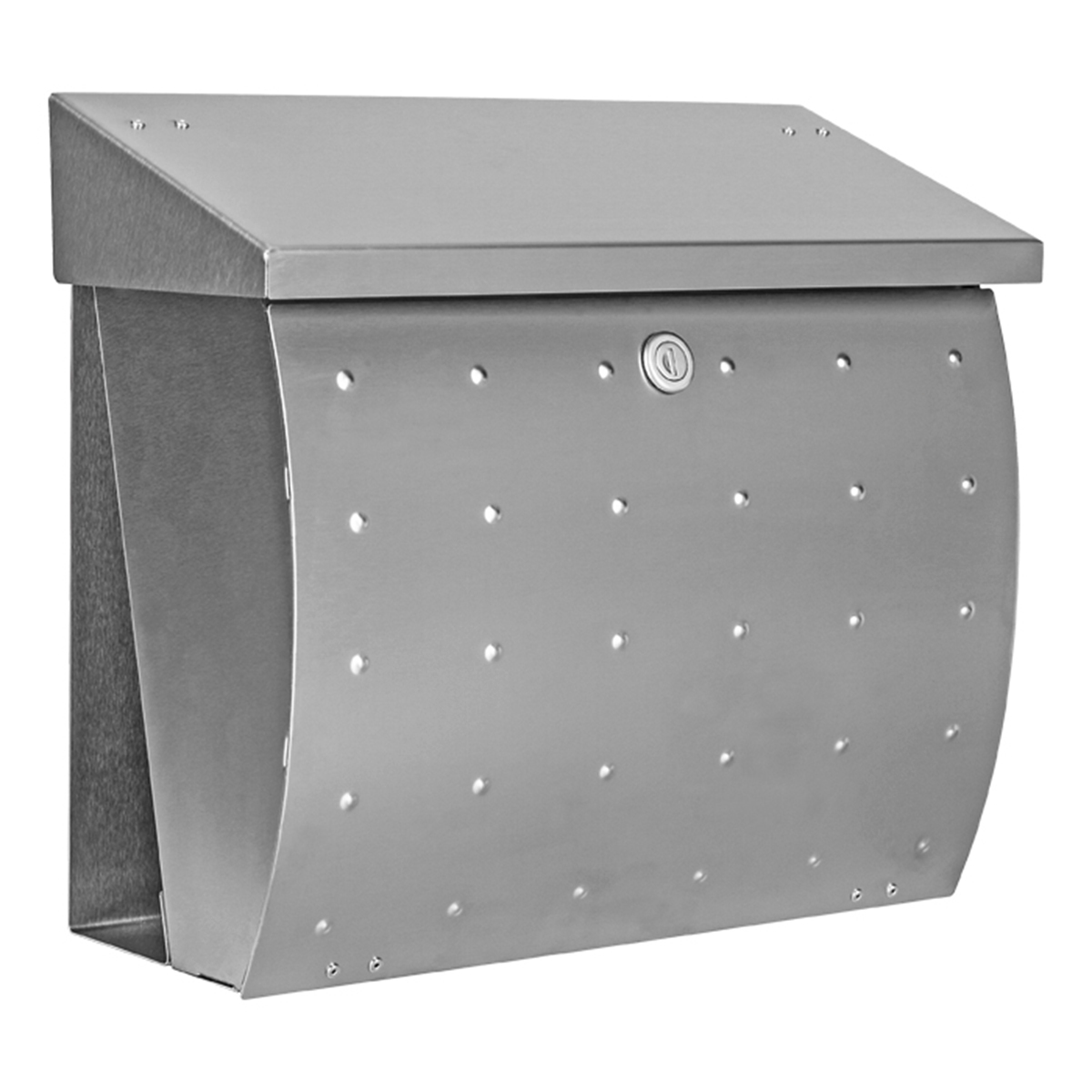 Heibi Krosix Briefkasten, Edelstahl geschliffen