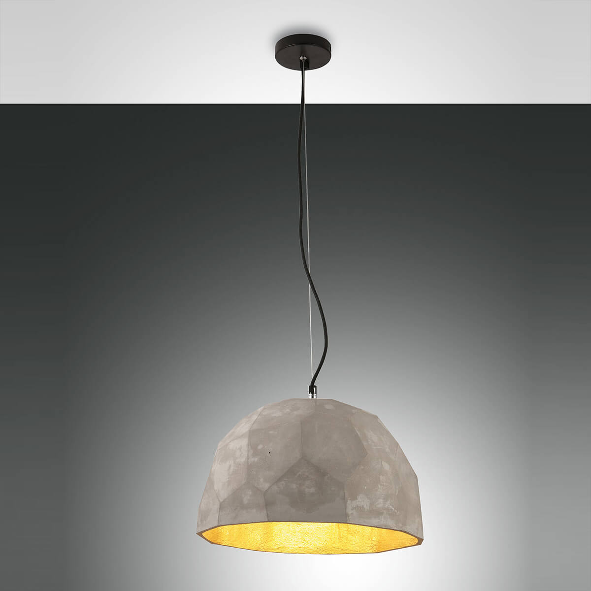 Fabas Luce Bloom Pendelleuchte, Beton grau Bloom Pendelleuchte