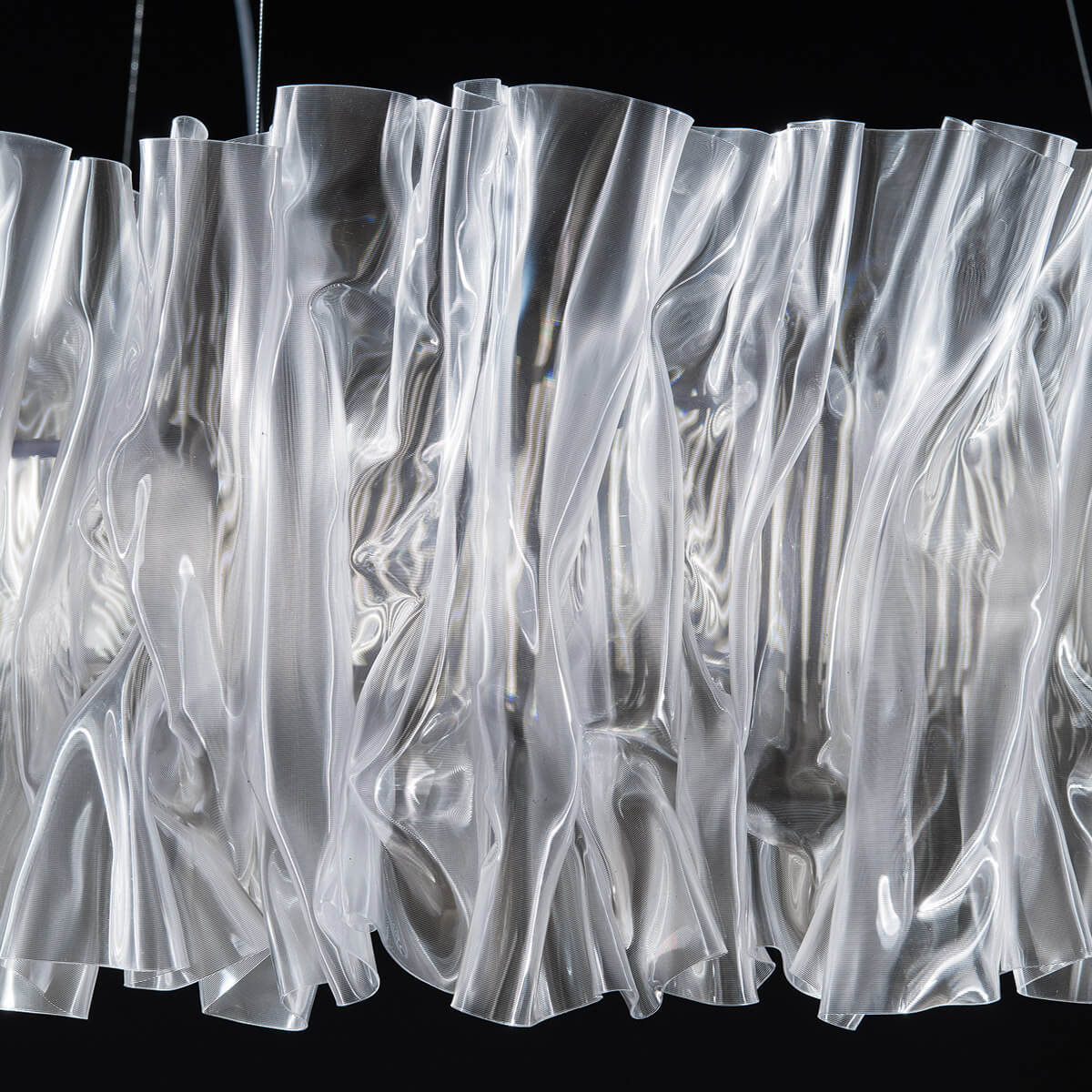 Slamp Accordéon LED Suspension, prisma white (weiß)