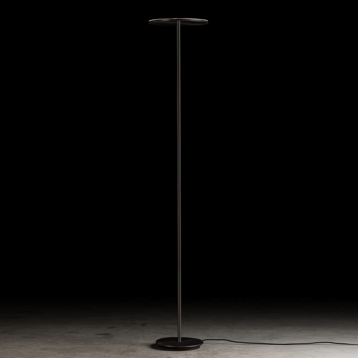 Holtkötter Plano LED Deckenfluter, schwarz