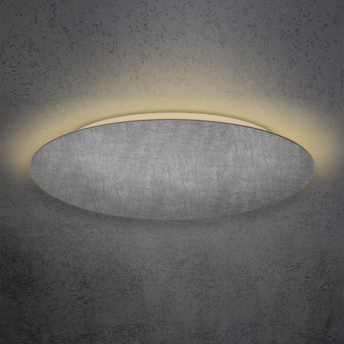 Escale Blade LED Wand- / Deckenleuchte, Ø: 95 cm, Betonoptik