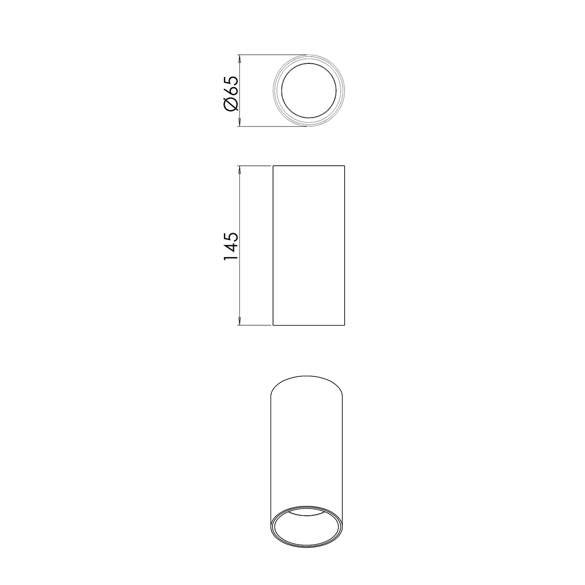 Ray LED Deckenleuchte