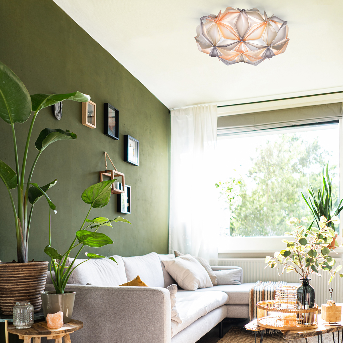 Slamp La Vie Ceiling / Wall Medium, amber