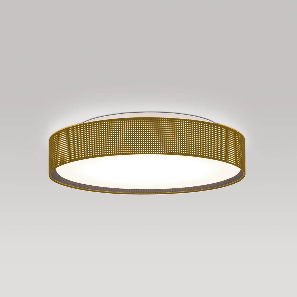 Peill+Putzler Varius X Deckenleuchte, Ø: 33 cm, außen: Gold / innen: schwarz
