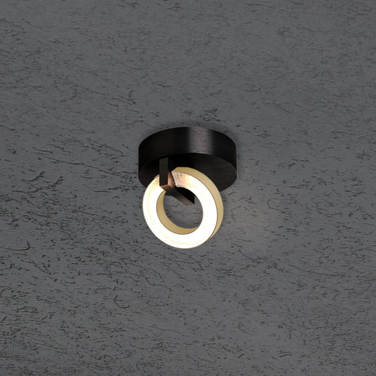 schwarz / taupe eloxal