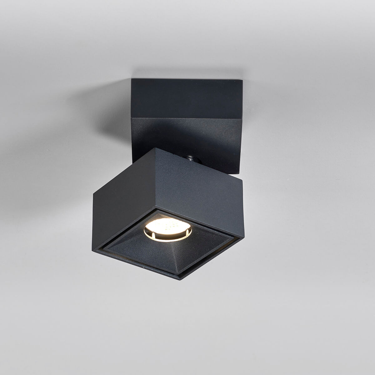 Lupia Licht Cube SN LED Deckenleuchte, schwarz