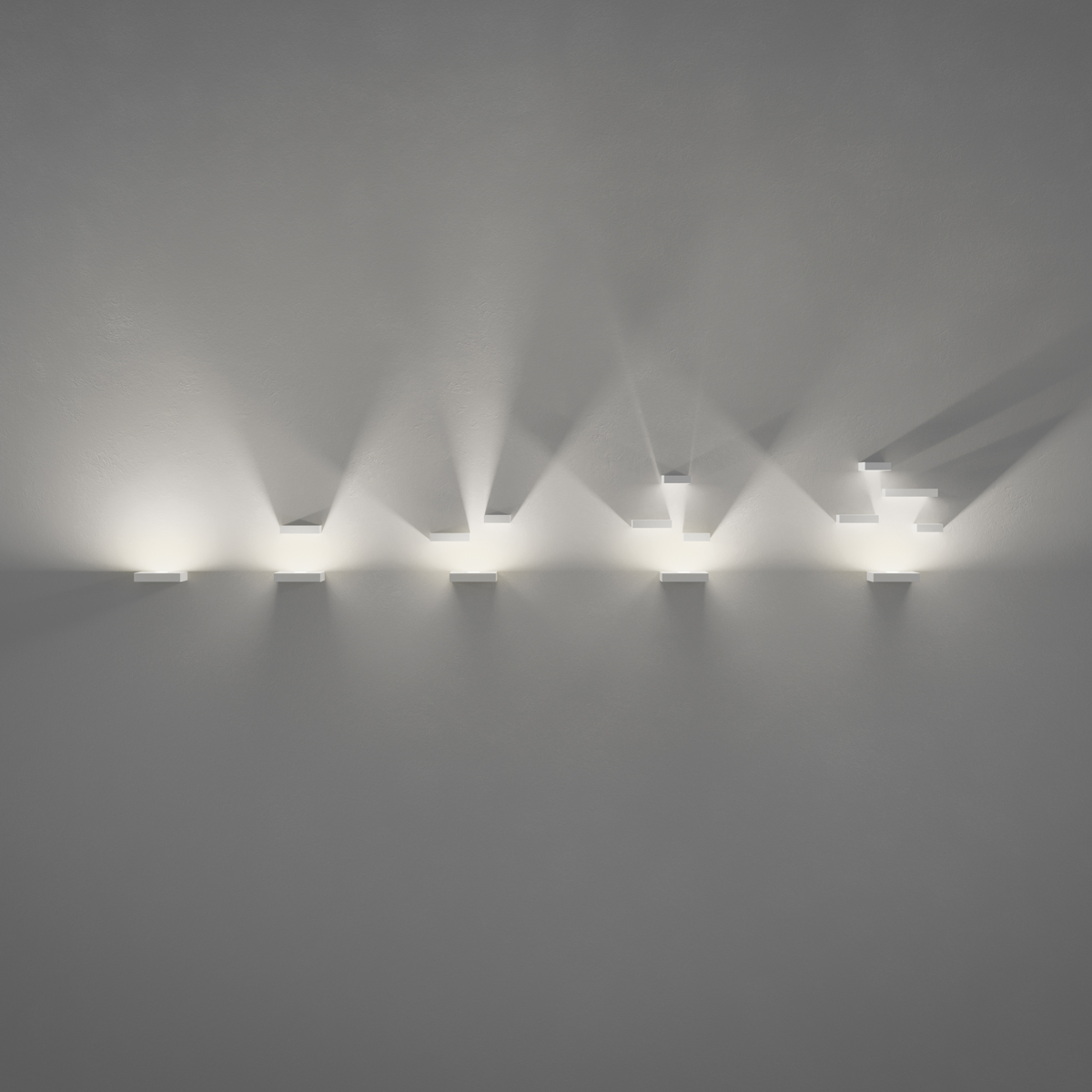 Vibia Set Wandleuchte, verschiedene Ausführungen, weiß matt