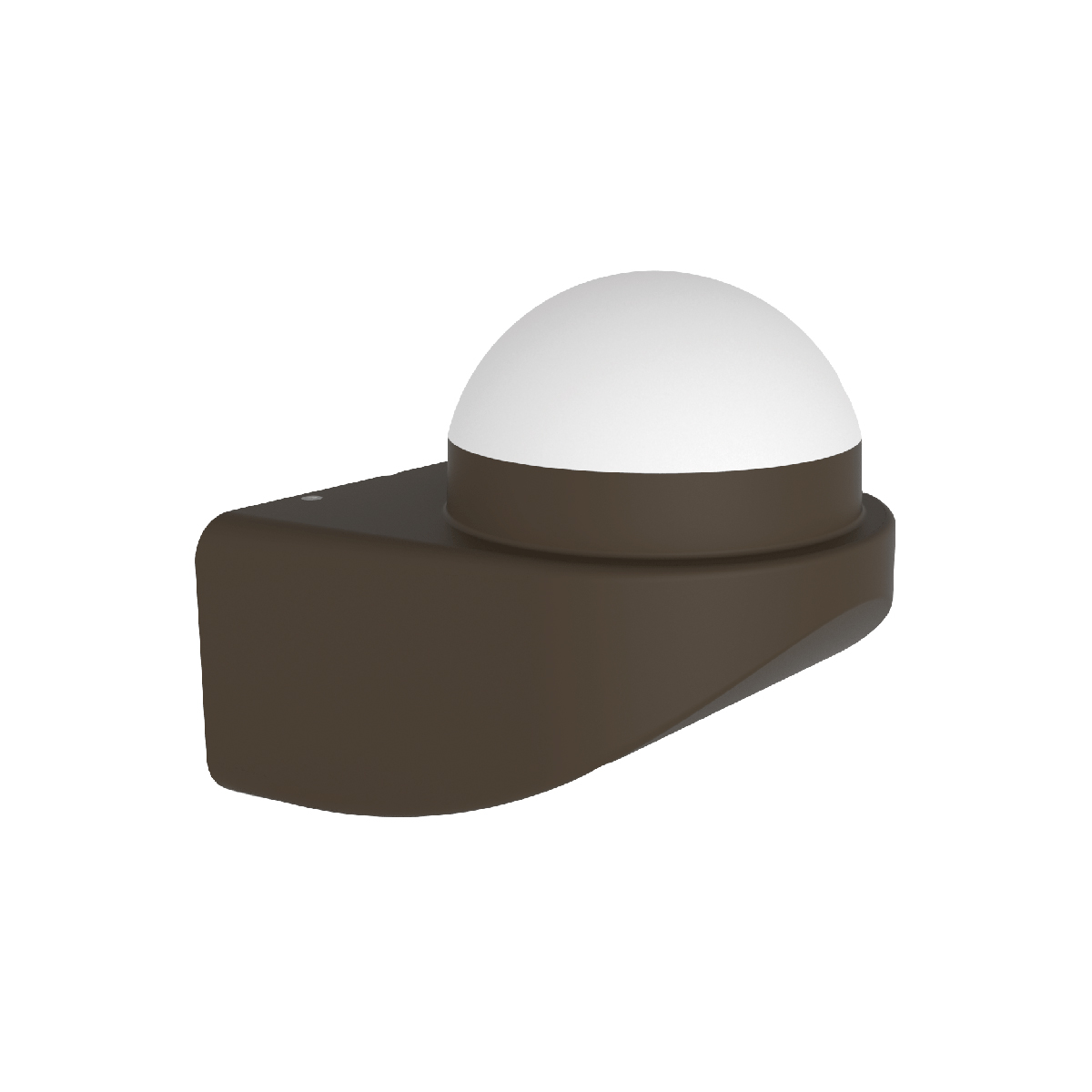 Mobilux Globe LED Wandleuchte, 1-flg., dunkelgrau