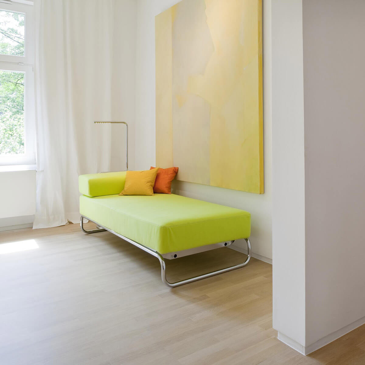 Tecnolumen Lum 125 LED Stehleuchte, Chrom