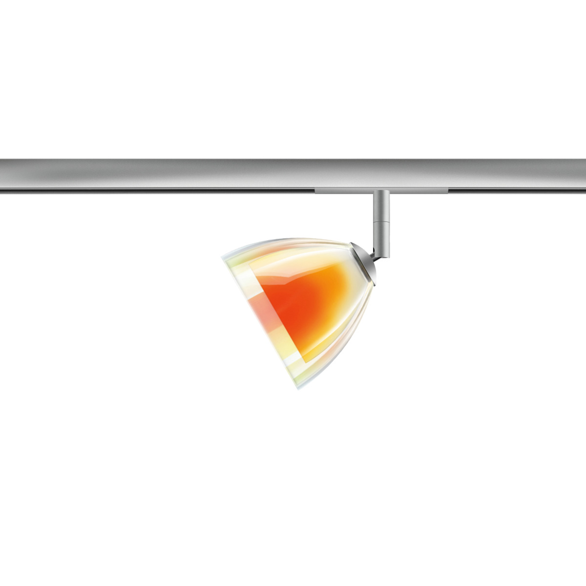Chrom matt / dichroitisch orange-gelb