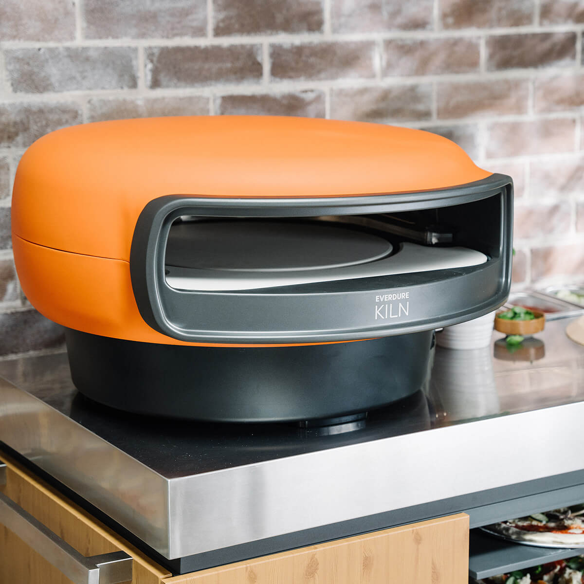 Everdure KILN Pizzaofen, 2 Brenner, rotierend, terracotta