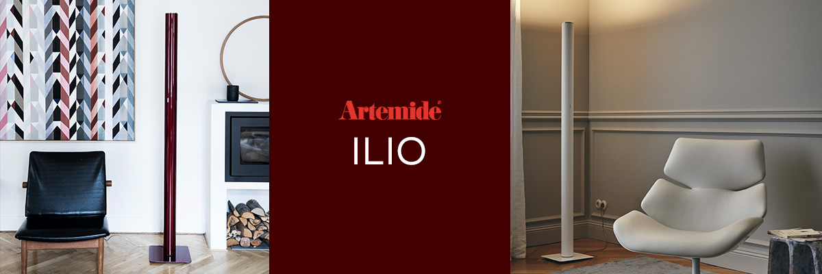 Artemide Ilio Terra Stehleuchte in edlen Farben im modernen Wohnraum