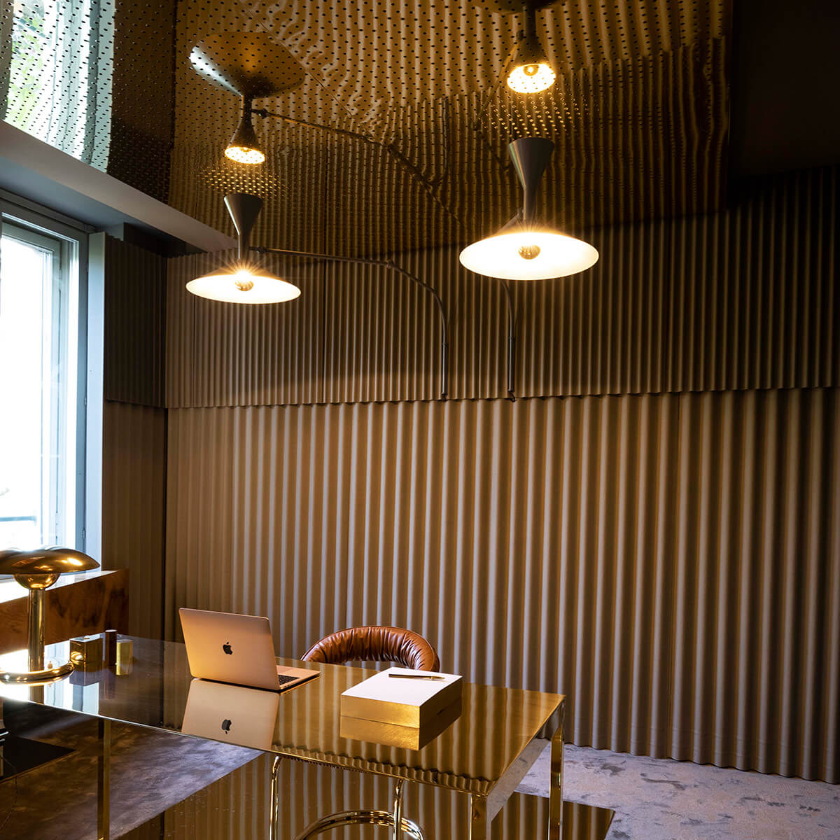 Nemo Lampe de Marseille Parete, grau matt