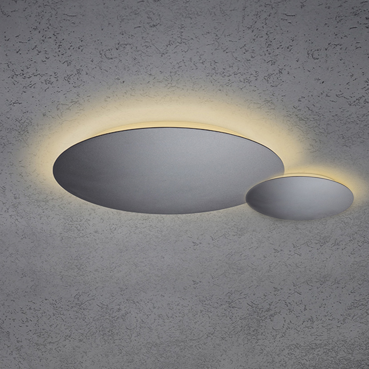 Escale Blade LED Wand- / Deckenleuchte, 2-flg., Ø 44 cm, anthrazit