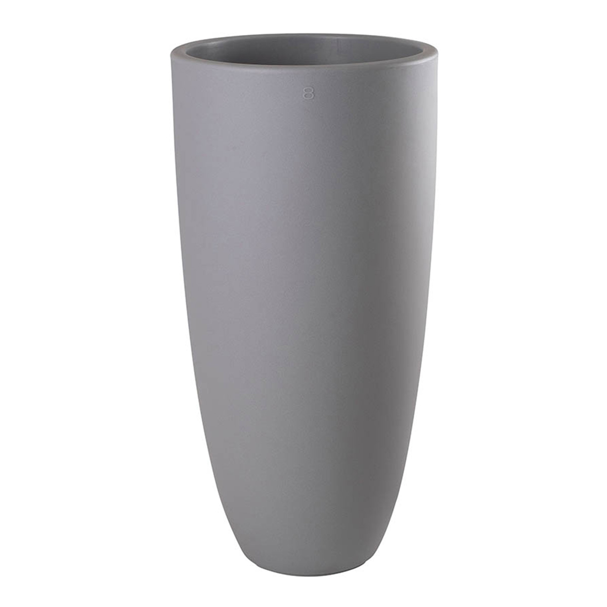 8 seasons design Shining Curvy Pot XL Dekoleuchte, grau (ausgeschaltet)