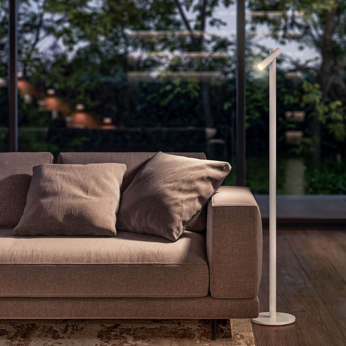 Sompex Tubo LED Akkustehleuchte, 1-flg., weiß