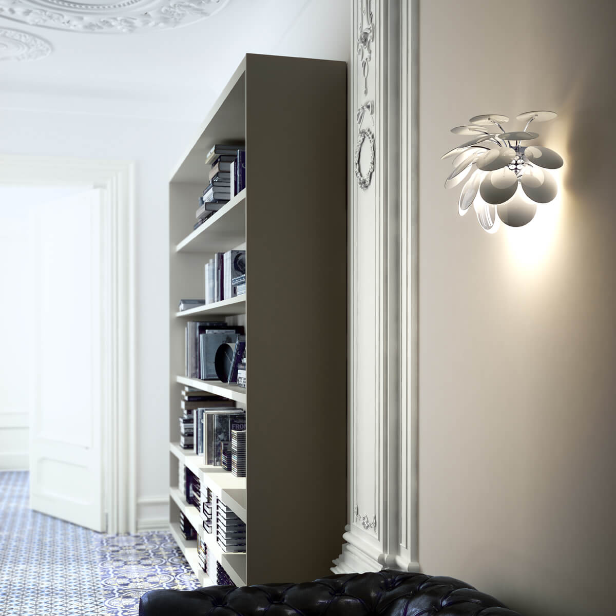 Marset Discocó A Wandleuchte, weiß