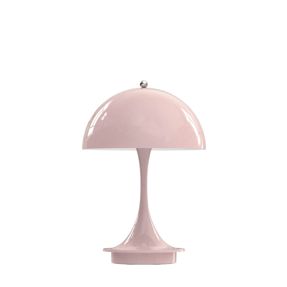 Louis Poulsen Panthella 160 Portable V2 LED Akkuleuchte, blassrosa (ausgeschaltet) – Design by Verner Panton