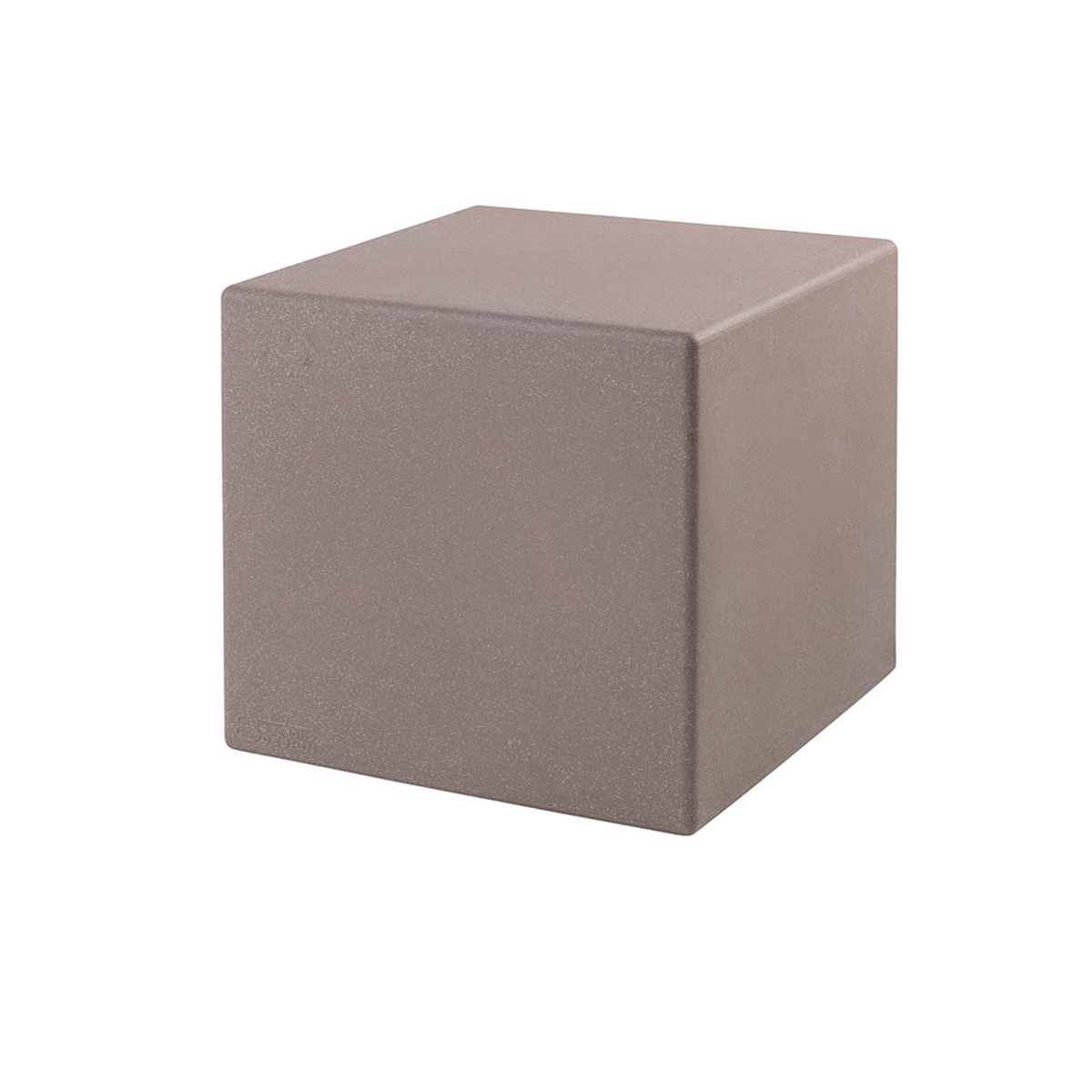 8 seasons design Shining Cube 33 LED Solardekoleuchte, taupe, OFF