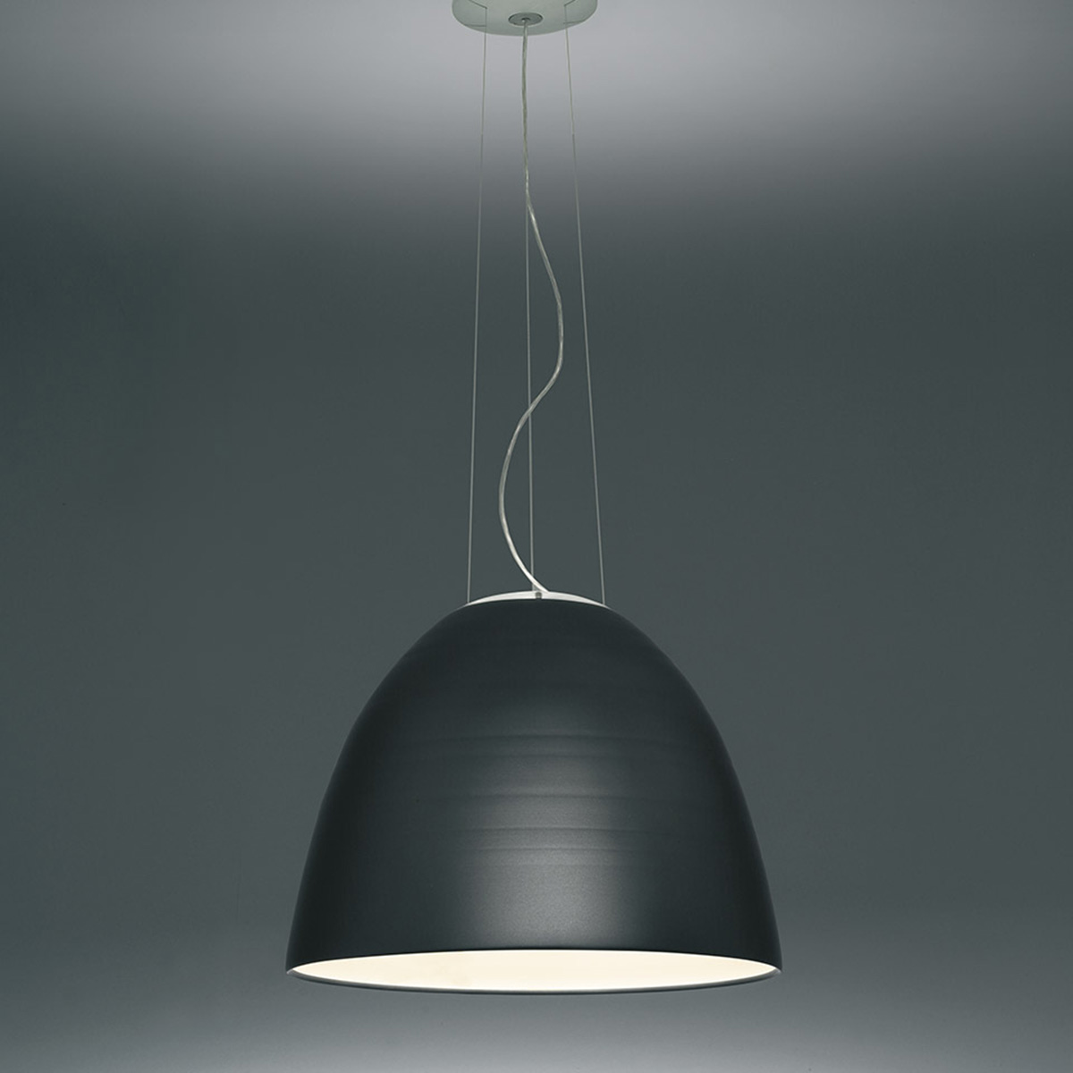 Artemide Design, Nur LED Sospensione, App kompatibel, anthrazitgrau