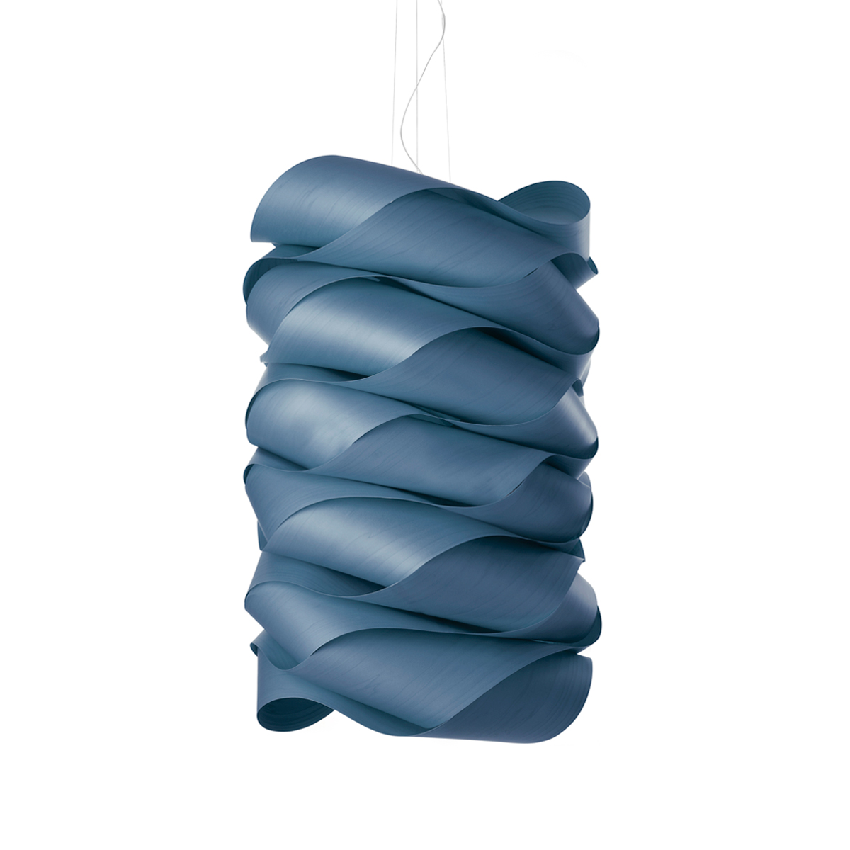 LZF Lamps Link Chain 3 Pendelleuchte, blau